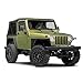 Hooke Road Wrangler TJ Front Flat Fender Flares Compatible with 1997-2006 Jeep Wrangler TJ & Unlimited, 3