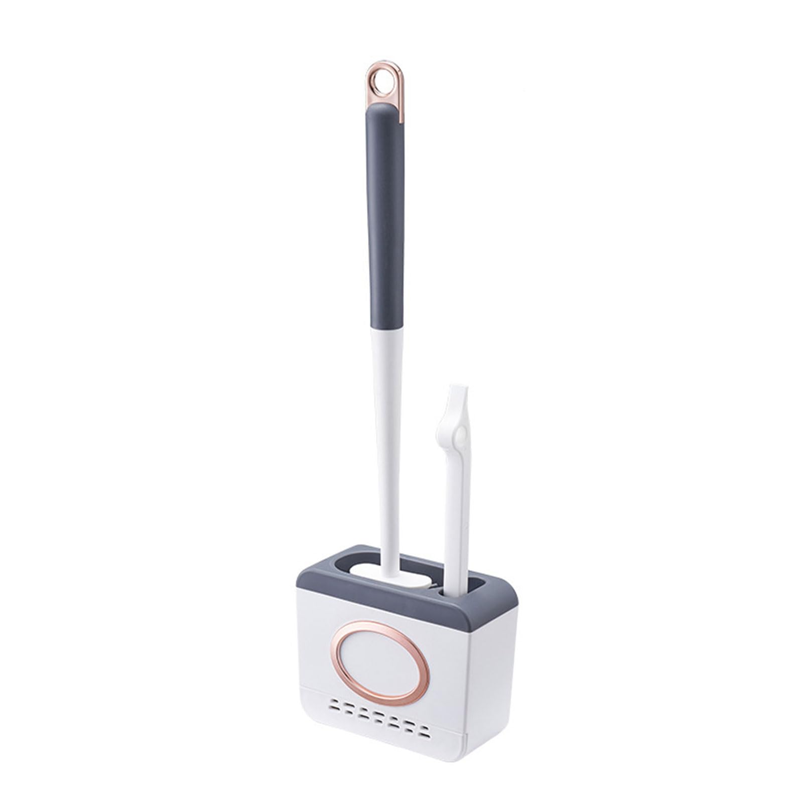 Hanging Toilet Brush Cleaner with Long Handle Flexible Cleaner Bathroom Brush Quick Drying Holder Bathroom Accessories Toilet Scrubber Accessories