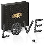 MAGTSMEI Round Magnets Strong, Small Magnets, Rare Earth Magnets for Whiteboard, Wall, Door, Refridgerator and Photo, Round Neodymium Disc Magnets, 6x3mm 70pcs, Black