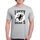 the Fan Tee Camiseta de Hombre OP Piece One Manga Anime Gear 5 Zoro Nami Luffy 061 XXL