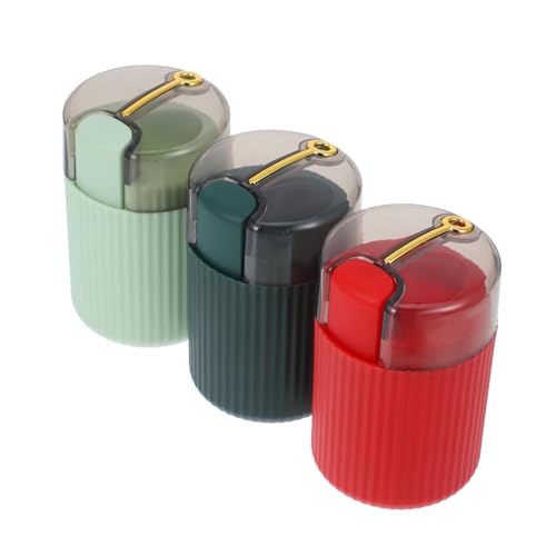 OKUMEYR 3pcs Automatic Toothpick Dispenser with Presstodispense Design Elegant and Convenient Toothpick Holder Storage Box for Home Kitchen and Colors
