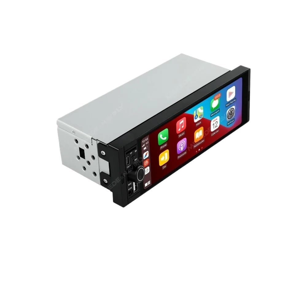 1Din Wireless CarPlay AUTO HD touch screen Universal 6.86'' Car Radio FM Stereo MP5 multimedia player BT TF port Camera(OD7)