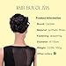 CAISHA Bun Hairpiece Ponytail Topknot Hepburn-Bun Scrunchie Updo Dark Brown Mix HK110