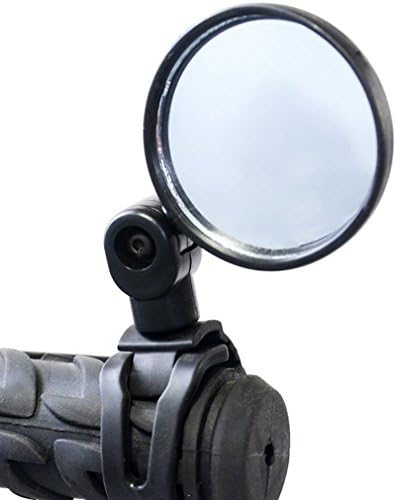 Coolbike Cycling Bicycle Rear View Mirror, Bike Convex Reflector Mirror For Road Bike Mountain Bike Pipe Diameter Approximately 0.59 to 1.38 Inch ( 1 PCS )