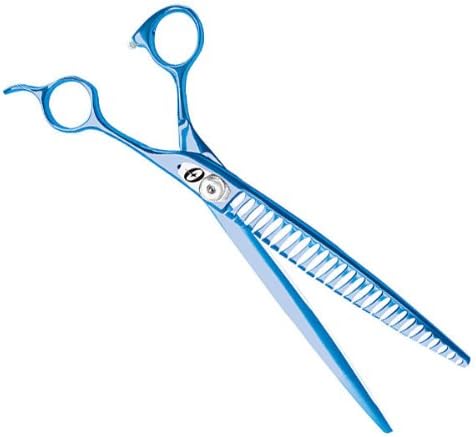 Oster SuperSteel Titanium Small Pet 26-Tooth Blending Shears, Blue, 8-Inch