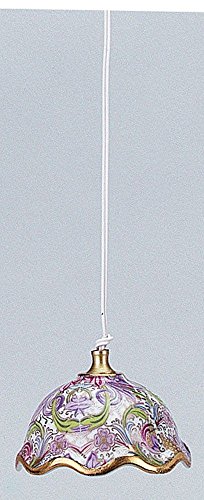Preisvergleich Produktbild Kahlert Licht 10508 - Minipuppenzubehör - Hängelampe Porzellanschirm, bunt