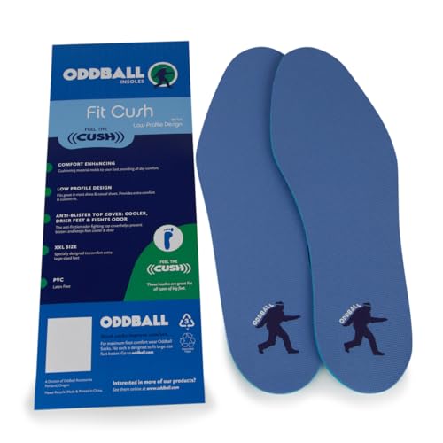 Plantillas Oddball Fit Cush XXL para hombre talla 17/18 miniatura 4