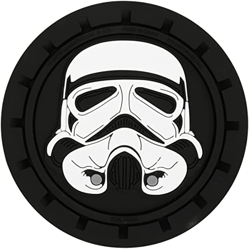 Plasticolor 000665R01 Star Wars Stormtrooper Auto Car Truck SUV Cup Holder Coaster 2-Pack,Multicolored