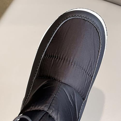 Boys Girls Winter Boots Outdoor Warm Non Slip Mid Calf Boots Thickened Bottom Warm Cotton Shoes3