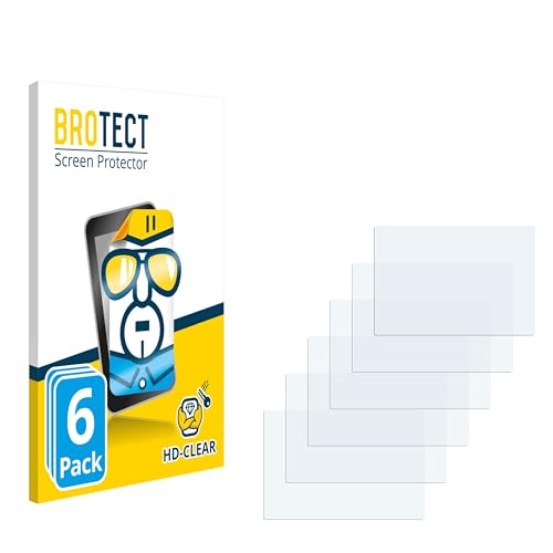 brotect 6-Pack Screen Protector compatible with SilverCrest Kids Kamera SMKC 5 A1 - HD-Clear Protection Film