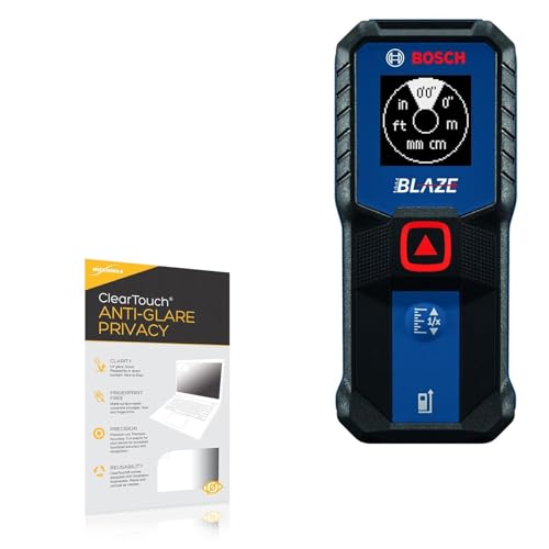 BoxWave Screen Protector Compatible With Bosch Blaze GLM100-23 - ClearTouch Anti-Glare Privacy (2-Pack), Privacy Screen Protector Flexible Film Anti-Glare