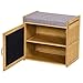 BAKAJI Panca Scarpiera Portascarpe Ingresso Casa con 2 Ripiani Porta Scarpe Chiusura ad Anta Struttura in Legno Panchina con Cuscino Imbottito in Tessuto Mobiletto Multiuso Dimensione 50x33x44cm