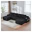 Noir - 4 - 2 Repose-pieds