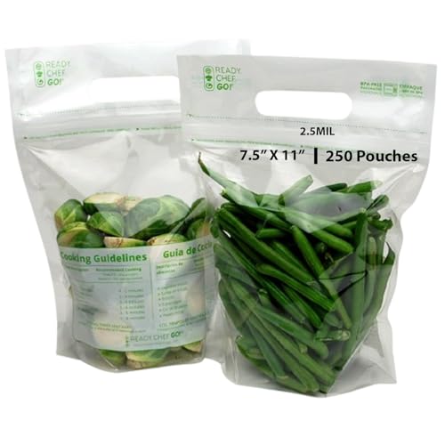 Ready Chef Go Microwavable Produce Pouch 2.5Mil, 7.5" X 11"