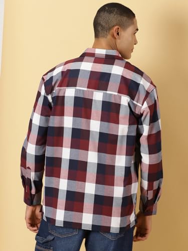 Image of Thomas Scott Men's Classic Tartan Checkered Shacket