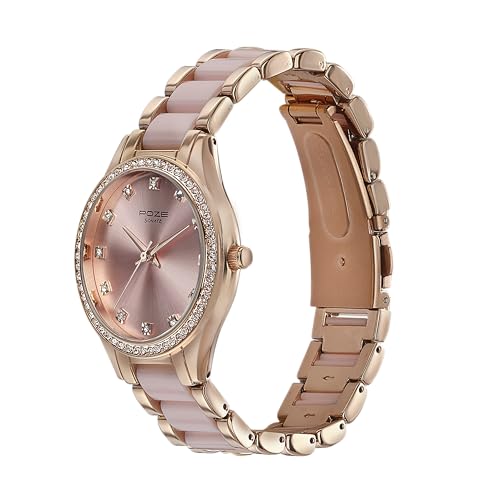 Buy Sonata Poze Quartz Analog Pink Dial Metal & Plastic Strap Watch for Women - SP80054KD01W at Amazon.in - Image 5