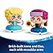 LEGO Disney Frozen Mini Anna & Elsa Toys - Building Set for Girls & Boys, Ages 5+ - Frozen Toys for Pretend Play or Bedroom Decor - Gifts for Birthdays - 43284