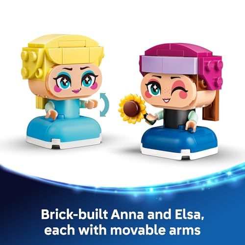 LEGO Disney Frozen Mini Anna & Elsa 43284 | Building Toys for Girls & Boys, Ages 5+, Figures for Display or Play, Kids Bedroom Decor, 65 Pieces, Gift for Birthdays - image 5