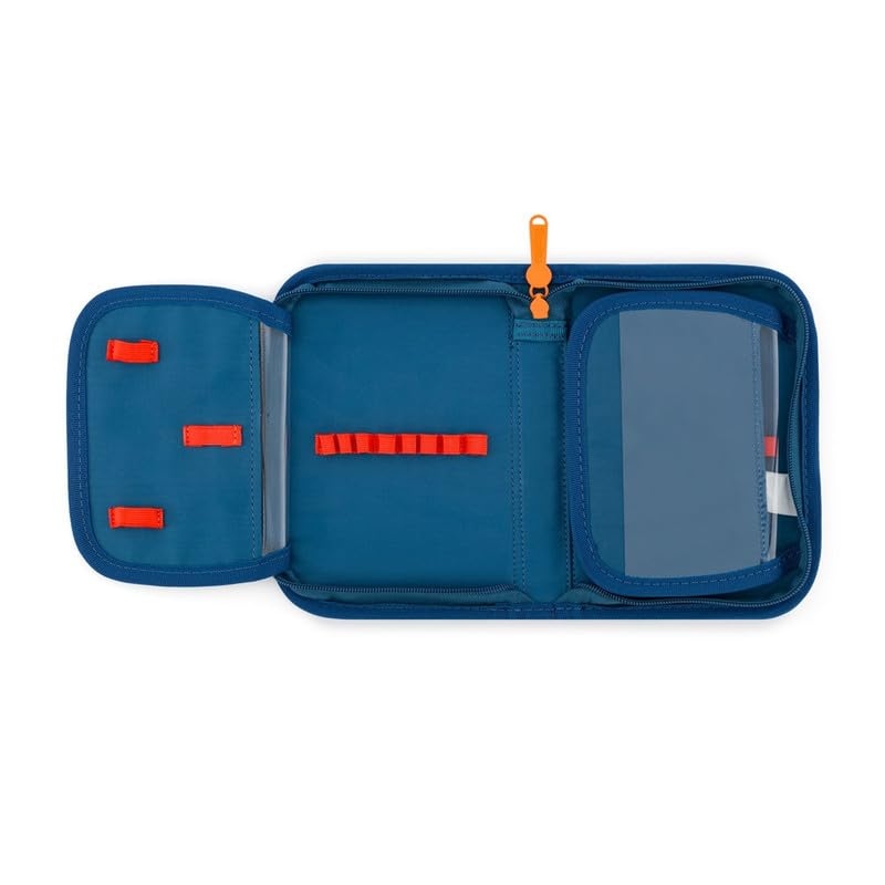 Schulranzen 8 TLG Ergonomische Schulrucksack Set Sportbeutel Federmappe Kunstponcho Trinkflasche Snackbox Schulset mädchen für 1. - 3. Klasse Back to School