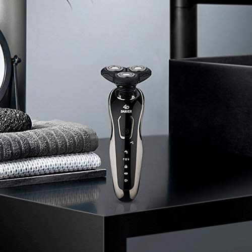 lifcasual Barbeador elétrico Navalha de barbear recarregável multifuncional e lavável navalha flutua