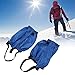 Gator for Hiking Boots, Lightweight Adjustable Leg Gaiters Polyester Fiber Ankle Gaiters Snow Boot Guard for Hiking Walking Climbing (Blue)