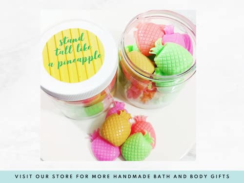 Stand Tall Like A Pineapple Mini Soaps. Best Friend Gift. Pineapple. Tropical Summer #TOP6