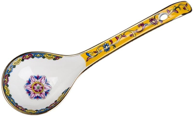 2PCS Ceramic Spoon Home Tableware Soup Spoons Kitchen Accessories Tool