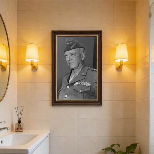 Impression sur toile George S Patton cadre à suspendre pour bureau - 7