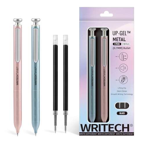 Writech Bolígrafos Retráctiles de Tinta Gel y Metal miniatura 2