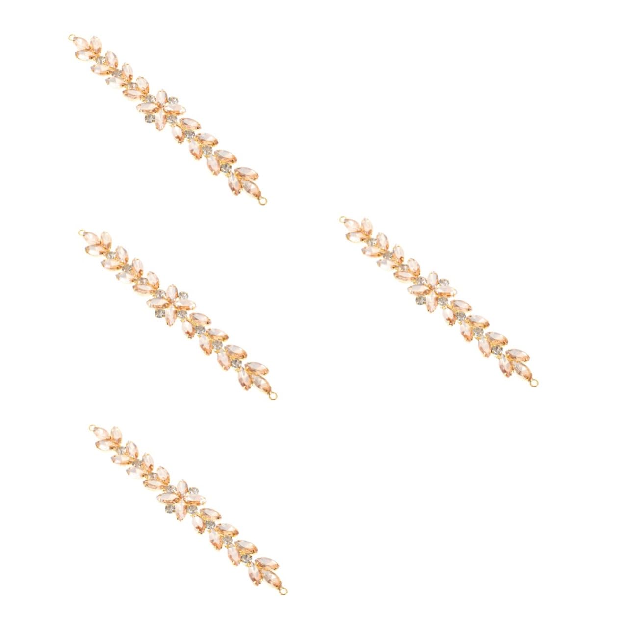 NUOBESTY 4pezzi Per Matrimonio Applique Per Scarpe e Borse Accessorio Per Cerimonie e Speciali
