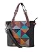 Roma Leathers Gun Concealment Purse - Patchwork Leather Adjustable Strap