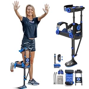 iWALK3.0 Hands Free Crutch – Pain Free Knee Crutch – Alternative to Crutches