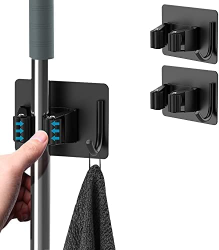 See full amazon price history chart for Jialto Stainless Steel Mop and Broom Holder, Broom Holder Wall Mounted, Adhesive Storage Solutions for Broom Holders, Garage Storage Systems Broom Organizer (Pack of 1, Black) Jialto Stainless Steel Mop and Broom Holder, Broom Holder Wall Mounted, Adhesive Storage Solutions for Broom Holders, Garage Storage Systems Broom Organizer (Pack of 1, Black) (B0BVV9ZPB3) Amazon Price History, Amazon Price Tracker