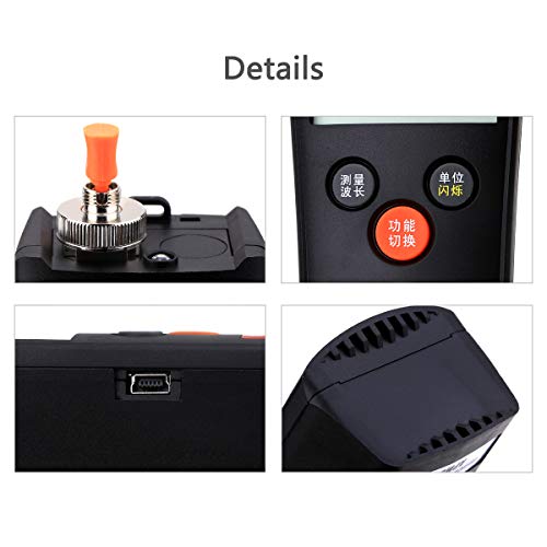 FTTH Handheld Optische Power Meter Hoge Precisie APM80T Miniatuur Fiber Kabel Tester Meten Golflengte 850/980/1300/1310… - Image 6