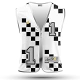 Reflexx - Chaleco reflectante para hombre para mayor visibilidad en el tráfico por carretera, tamaño large