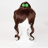 Cosplay Wig Soldier Sailor Moon Cinema Makoto Sailor Jupiter Women Cosplay Cambrería Cabello sintético resistente al calor Accesorios para el cabello