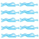 VALICLUD 10 Stück Müllsack-Clip Clip-mülleimer Mülleimerhalter Mülltonnen-befestigungsklammern Halter Für Einkaufstüten Aus Kunststoff Müllsackhalter Plastik Sky-Blue