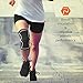 CAMBIVO 2 Pack Knee Brace, Knee Compression Sleeve for Men and Women, Knee Support for Running, Workout, Gym, Hiking, Sports (Gray,Medium)