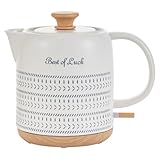 LONGSEED Ceramic Electric Kettle 1 Quarts, Hot Water Boiler...