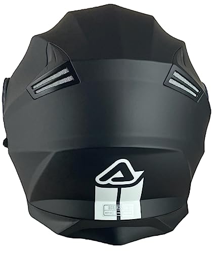 Miniatura 5 de Acerbis Casco Serel 22.06 Negro Mate Talla L 59 60 Casco Modular Con Gafas De Sol Totalmente Homologado