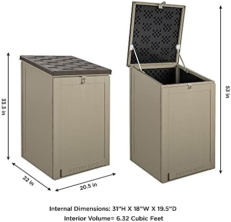 CoscoProducts BoxGuard Storage Box Tan