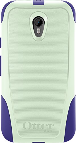 OTTERBOX Commuter Series Case for Motorola Moto G (3rd Gen) - Retail Packaging - Melon Berry (SAGE Green/Liberty Purple)