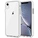 JETech Hülle Kompatibel iPhone XR 6,1", Stoßdämpfung Abdeckung, Handyhülle Case Cover transparent durchsichtig (Durchsichtig)