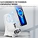 Portable Mini Chair Wireless Charger Phone Holder,3 in 1 Multifunctional Wireless Charging Station,Phone Stand Holder Bracket with Speaker Function,Phone Holder Charger for All Phones