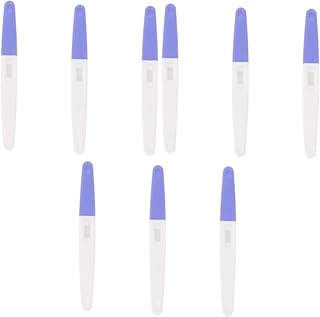 Hemoton Hcg Pregnancy Test Strips 9 pcs Pregnancy Hcg Early Screen Gold Midstream Disposable Blue Sticks Kits Testing Accurate Pregnant Test Cards
