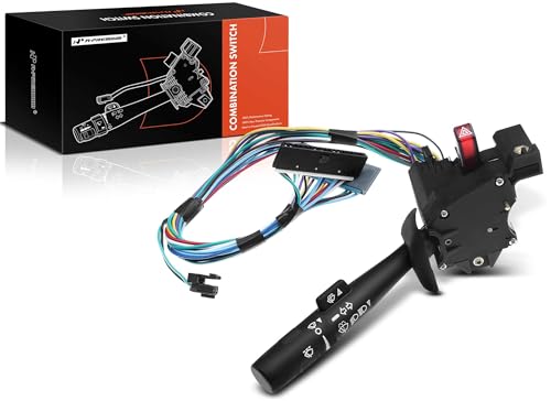 A-Premium Turn Signal Switch, Windshield Wiper Multifunction Switch Lever Compatible with Chevy Express 1500/2500/3500 2001-2002 & GMC Savana 1500/2500/3500 2001-2002 by A-Premium - Used condition - US$21.69