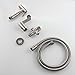 Tecmolog Ducha Bidet Acero Inoxidable Grifo Bidet Portatil para WC Kit Ducha...