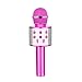 LET'S GO! Popular Toys for 4-12 Year Old Girls, Wireless Karaoke Microphone with Bluetooth Speaker Karaoke Microphone for Kids Top for Girls Age 4-12 Christmas Xmas Stocking Stuffers Purple DMHK20
