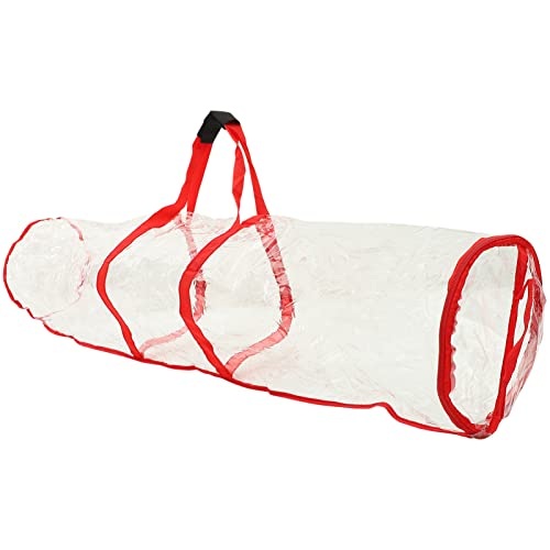 TINEASUR Xmas Bag Storage Container Wrapping Paper Organizer Christmas Wrap Storage Bag for