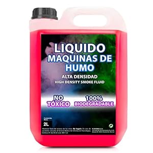 Plantawa LÃquido Maquina de Humo Natural 2 litros | LÃquido Máquina Humo Alta Densidad y Larga Duración, Seguro para Respiración, Sin Quimicos Peligrosos, Cruelty Free, Discotecas, Fiestas, Eventos